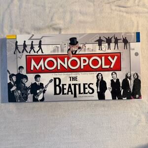 Monopoly The Beatles Collector’s Edition Board Game USAopoly Complete Band Theme